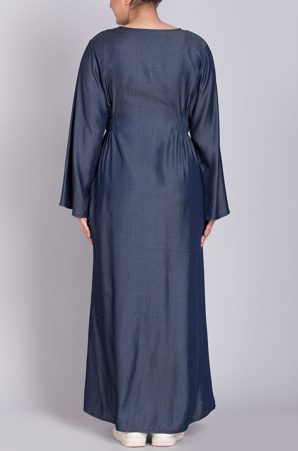 denim abaya