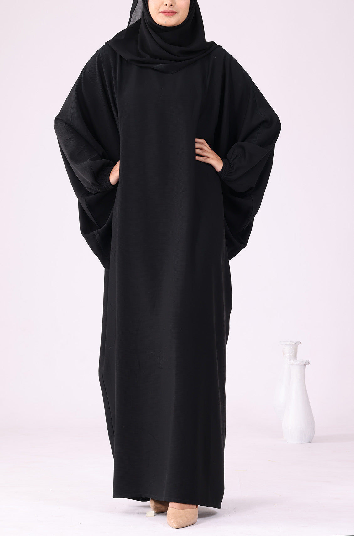 Black Zoom Kaftan