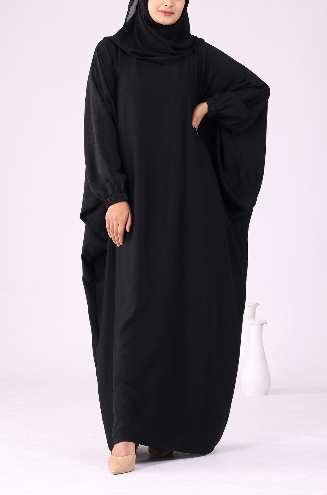 Black Zoom Kaftan